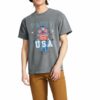 Retro Party in the USA Cola Tee – Soft Granite Comfort Colors Shirt
