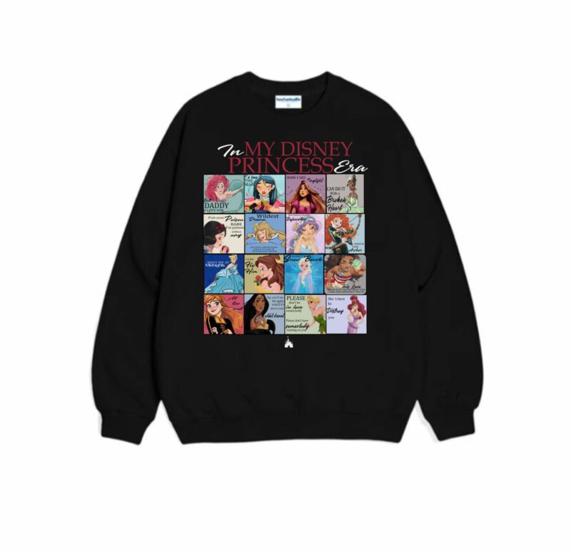 Fairytale Princess Lyrics Sweatshirt – Cozy & Cute Crewneck for Dreamers