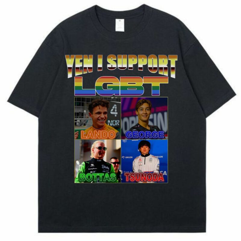 LGBT F1 Motorsport Supporter Tee – Racing & Equality Statement Shirt