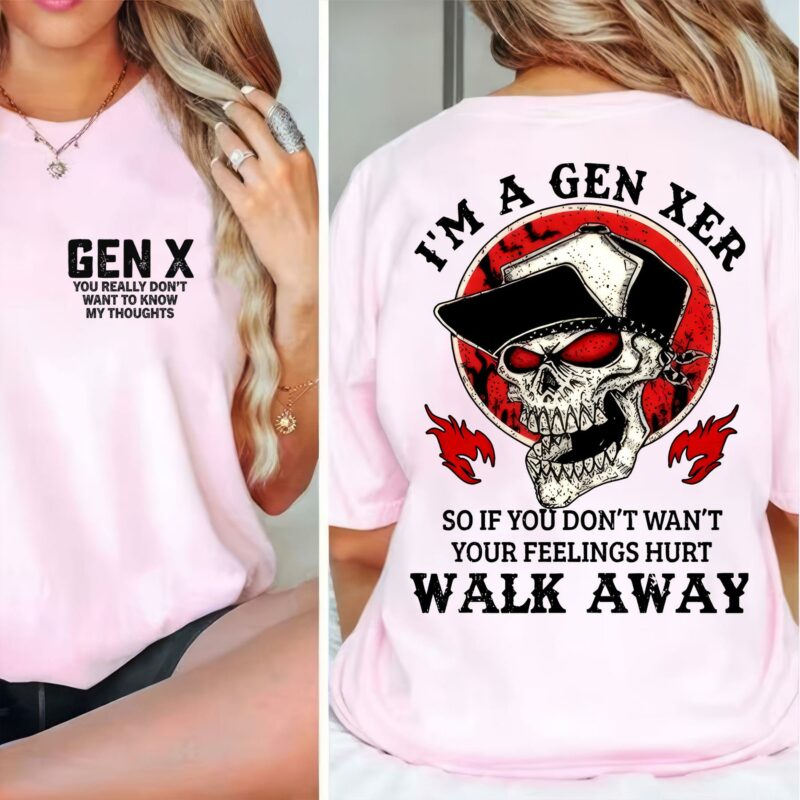 Generation X 2-Sided Shirt – Feral Gen X Classic Graphic Tee
