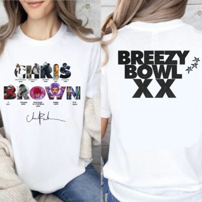Breezy Bowl XX Tour Shirt – Chris Brown 2025 Concert Tee